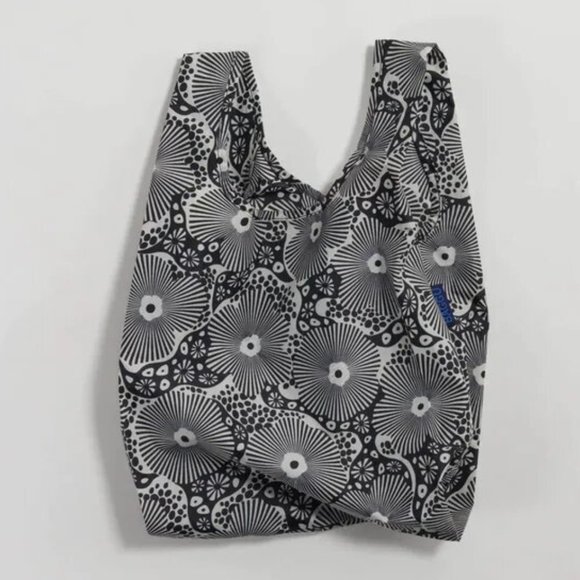BAGGU 【新品未使用 】 benngarucat NEW! Baggu DUCK BAG in Blue Pixel Gingham Cotton Canvas
